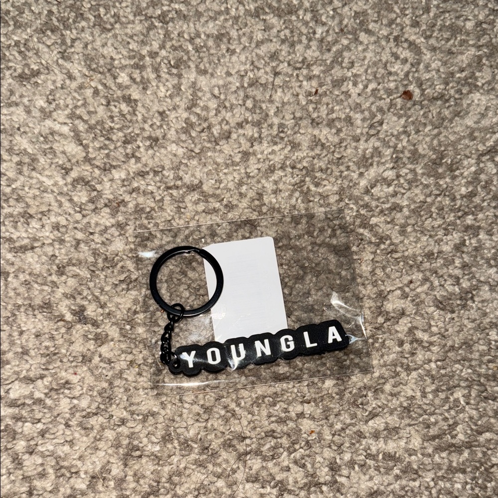 YoungLA Black Keychain Accessory